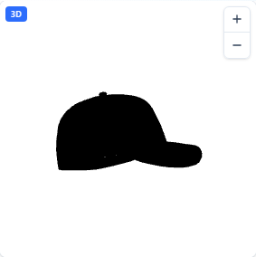 Cap America Perforated Performance Snap Back Cap in Black